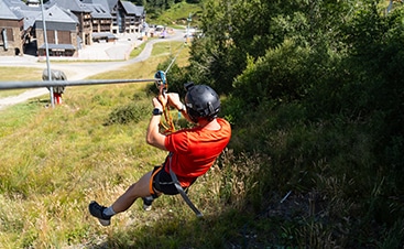 luge et tyrolienne peyragudes